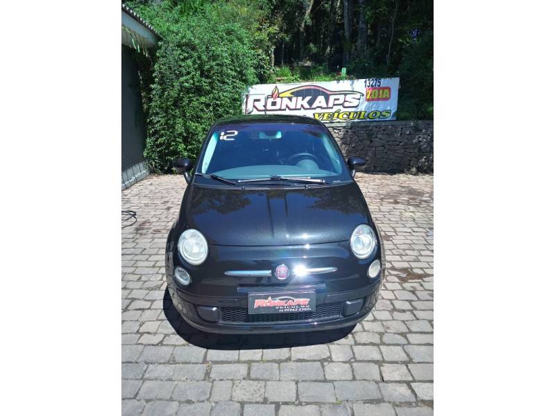 FIAT - 500 - 2012/2012 - Preta - R$ 39.900,00